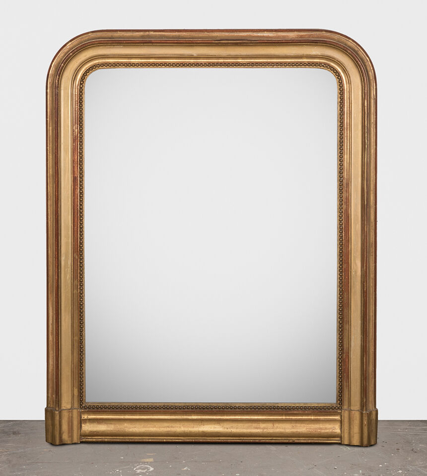 Miroir Louis Philippe Antique Doré
