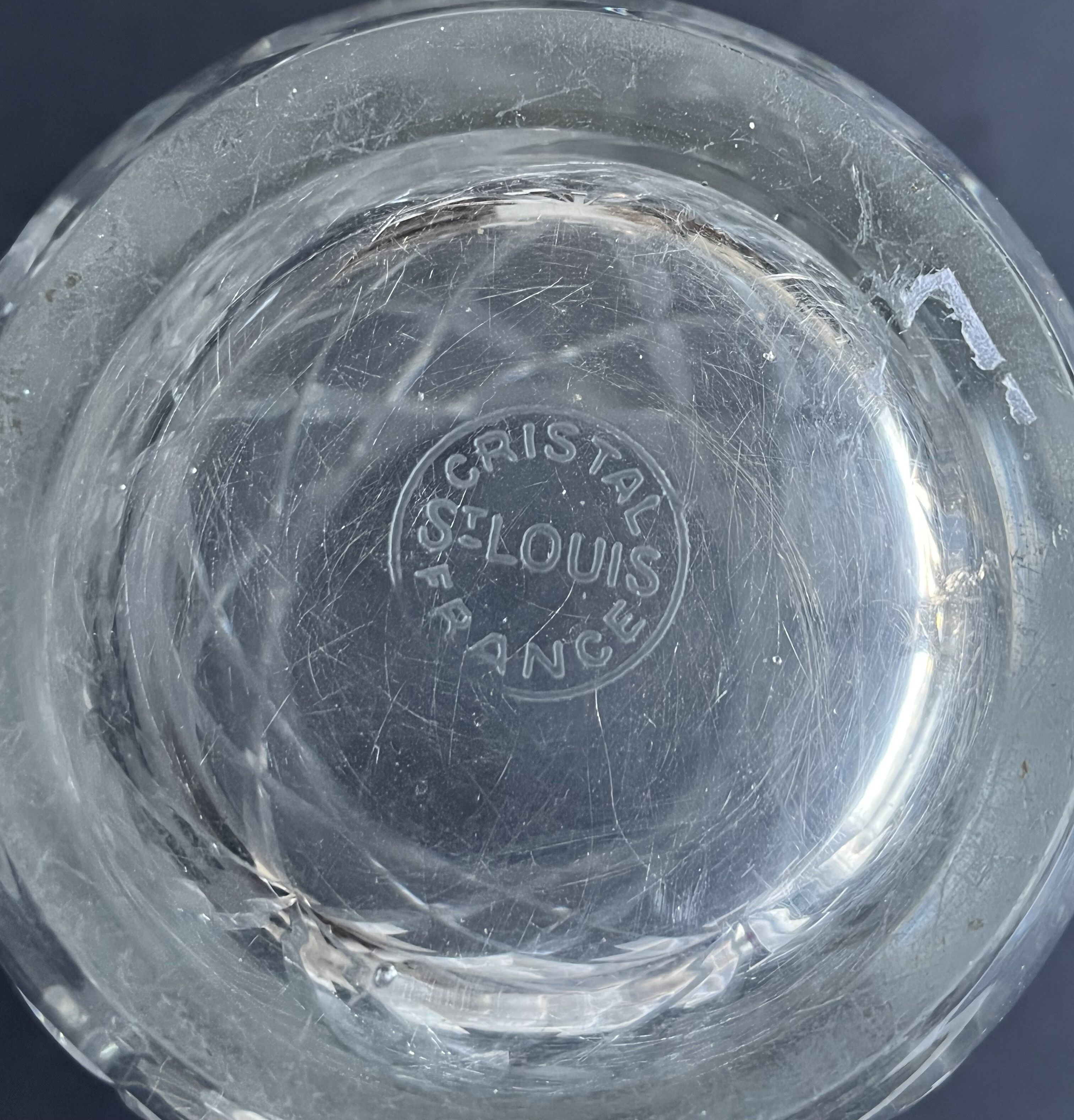 Crystal vase from Saint Louis