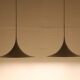 Ensemble de 2 lampes suspendues 'Semi' 38 cm Fog & Mørup / Torsten Thorup / Claus Bonderup / design danois moderne