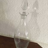Carafe en verre ciselé années 60