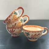 Set of 4 floral cider bowls