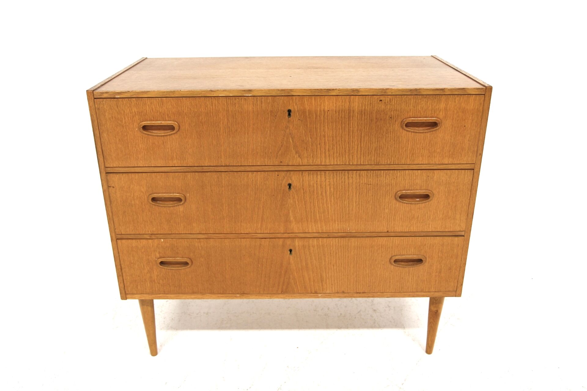 Scandinavian oak chest of drawers, Sweden, 1960