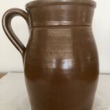 Large brown pot, country style