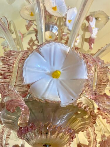Barovier et toso lustre en verre de Murano XXL
