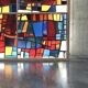 Vitrail  cabinet - Stained Glass 1960