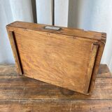 Top in raw wood "Badoit"