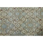 1970s Vintage Persian Handmade Wool Cotton Green Area Rug 295x400