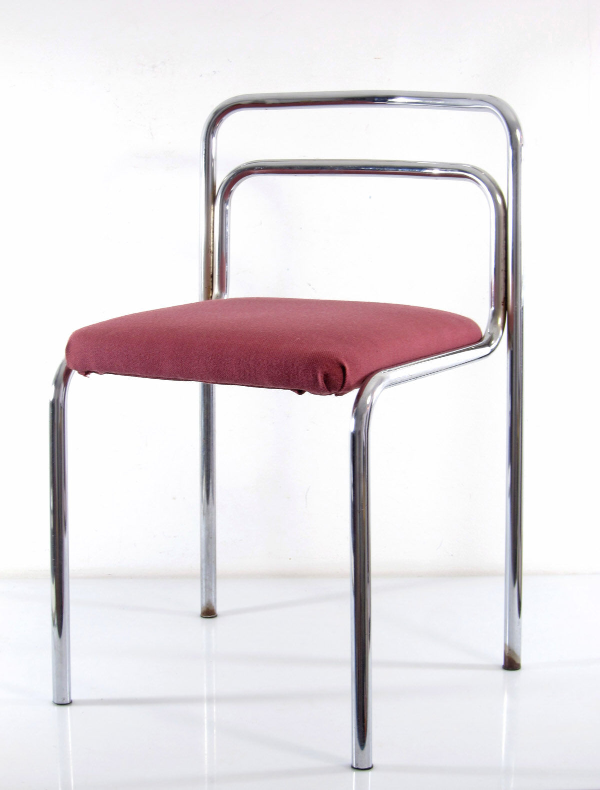 Seventies chrome vintage dining chairs