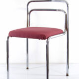 Seventies chrome vintage dining chairs