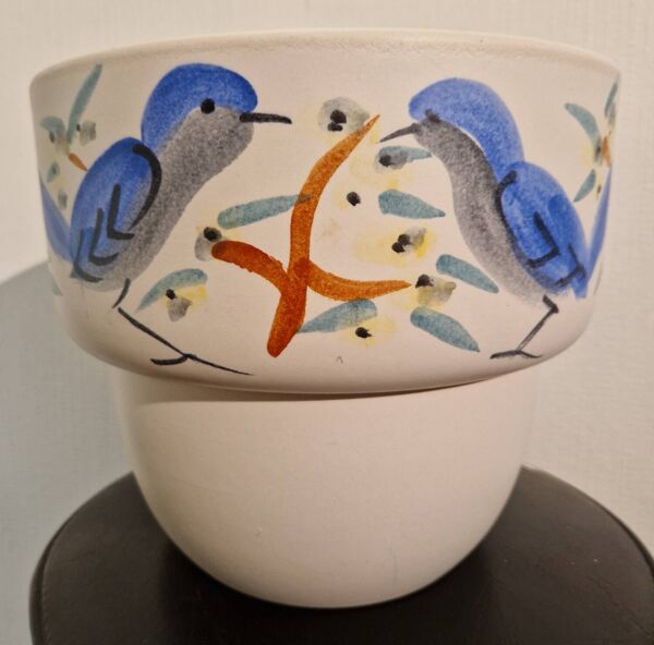 Cache pot céramique Paul Milet Sèvres 1950