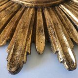 Sun mirror with domed mirror 1960  - 26x26cm