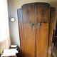 Art deco, English mahogany veneered wardrobe circa 1930