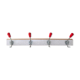 70s wooden cloakroom