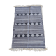 Hand-woven kilim rug in natural wool, 145x90 cm