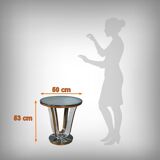 Walnut mirror coffee table – 1940