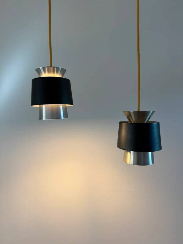 Vintage Danish set of 2 pendants - Tivoli style lamp