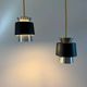 Vintage Danish set of 2 pendants - Tivoli style lamp
