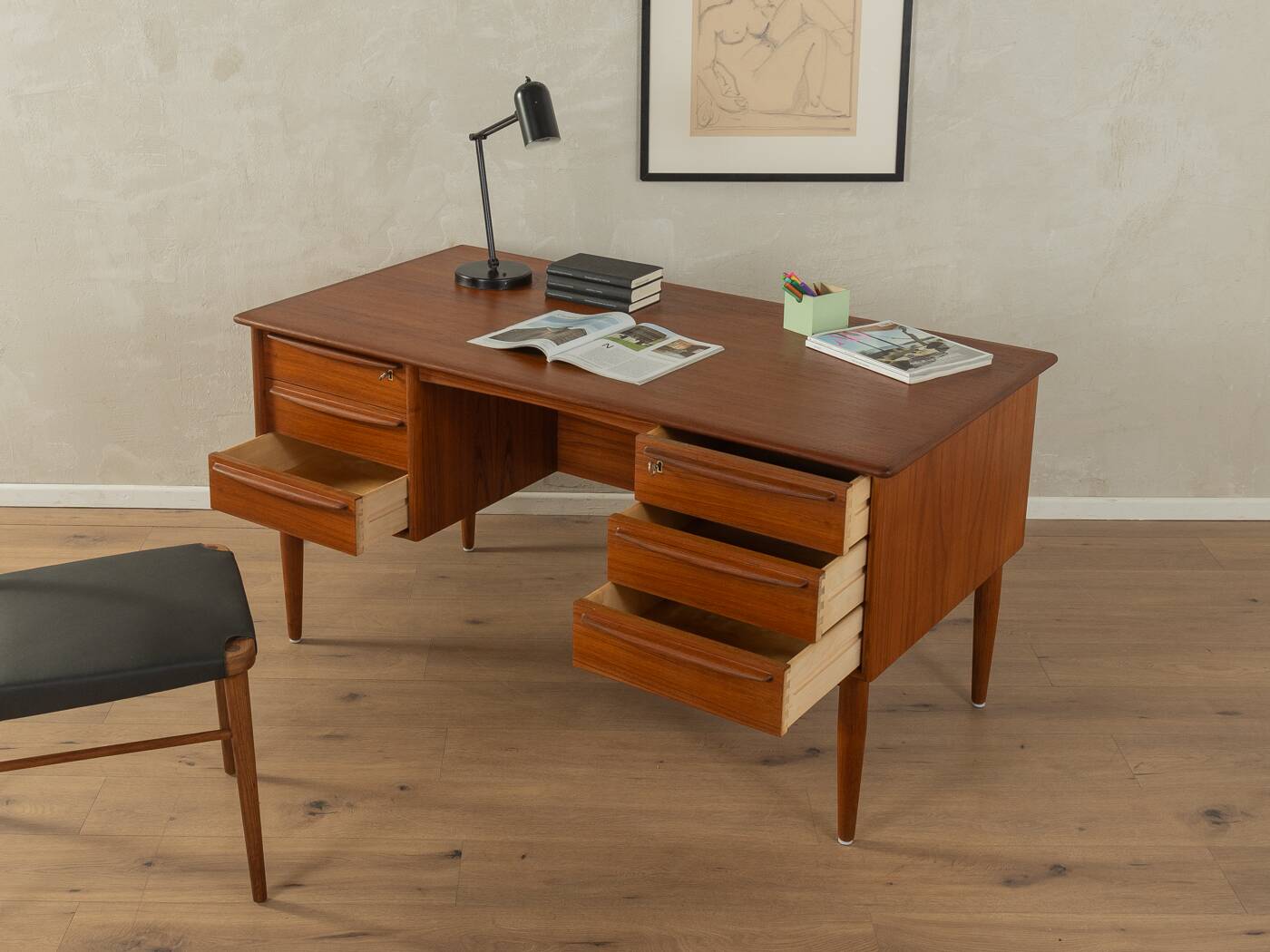 1960s desk, Svend Åge Madsen, vintage
