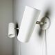 C-1582 Tubular Wall Lamps In White By Raak Amsterdam, The Netherlands 1960S