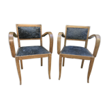 Pair of bridge chairs
