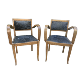 Pair of bridge chairs