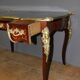 Bureau Louis XV en Marqueterie et Bronze d'époque XIX