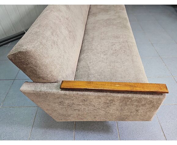 Mier Topolčany Design reclining sofa Czechoslovakia 1960s. | Selency