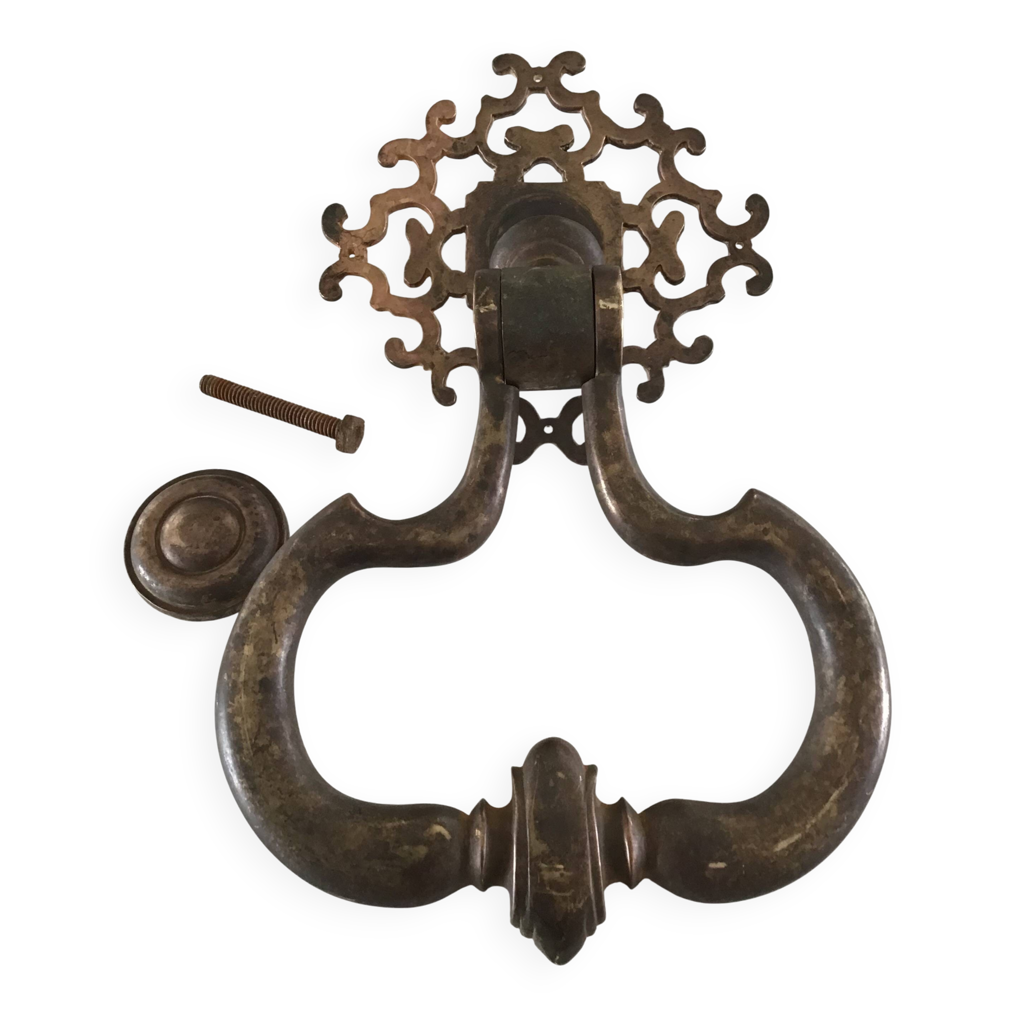 Antique bronze door knocker