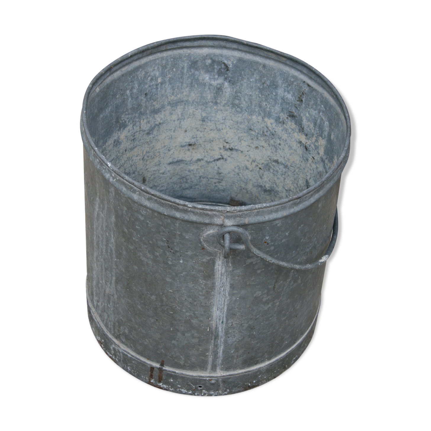 Old zinc bucket