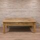 Wooden coffee table – rustic / natural / country chic style