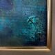 Oil on cardboard still life with fruits 1970 golden frame
