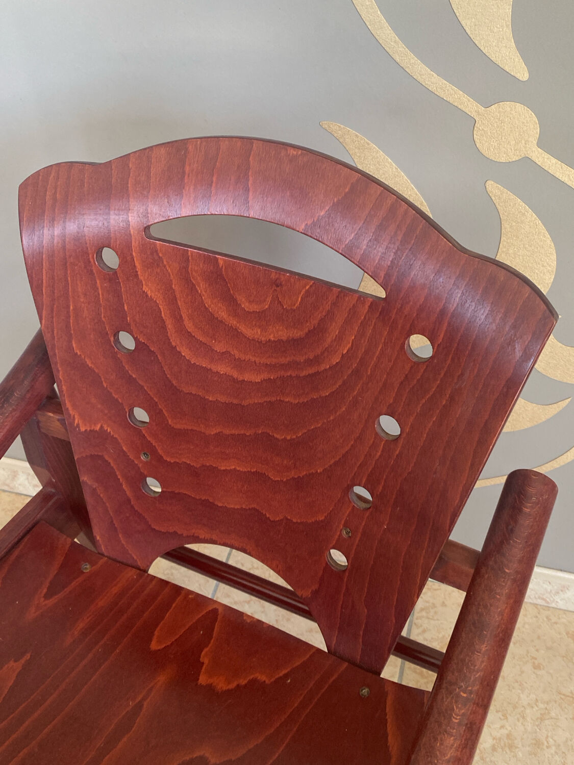 Scandinavian-style armchair