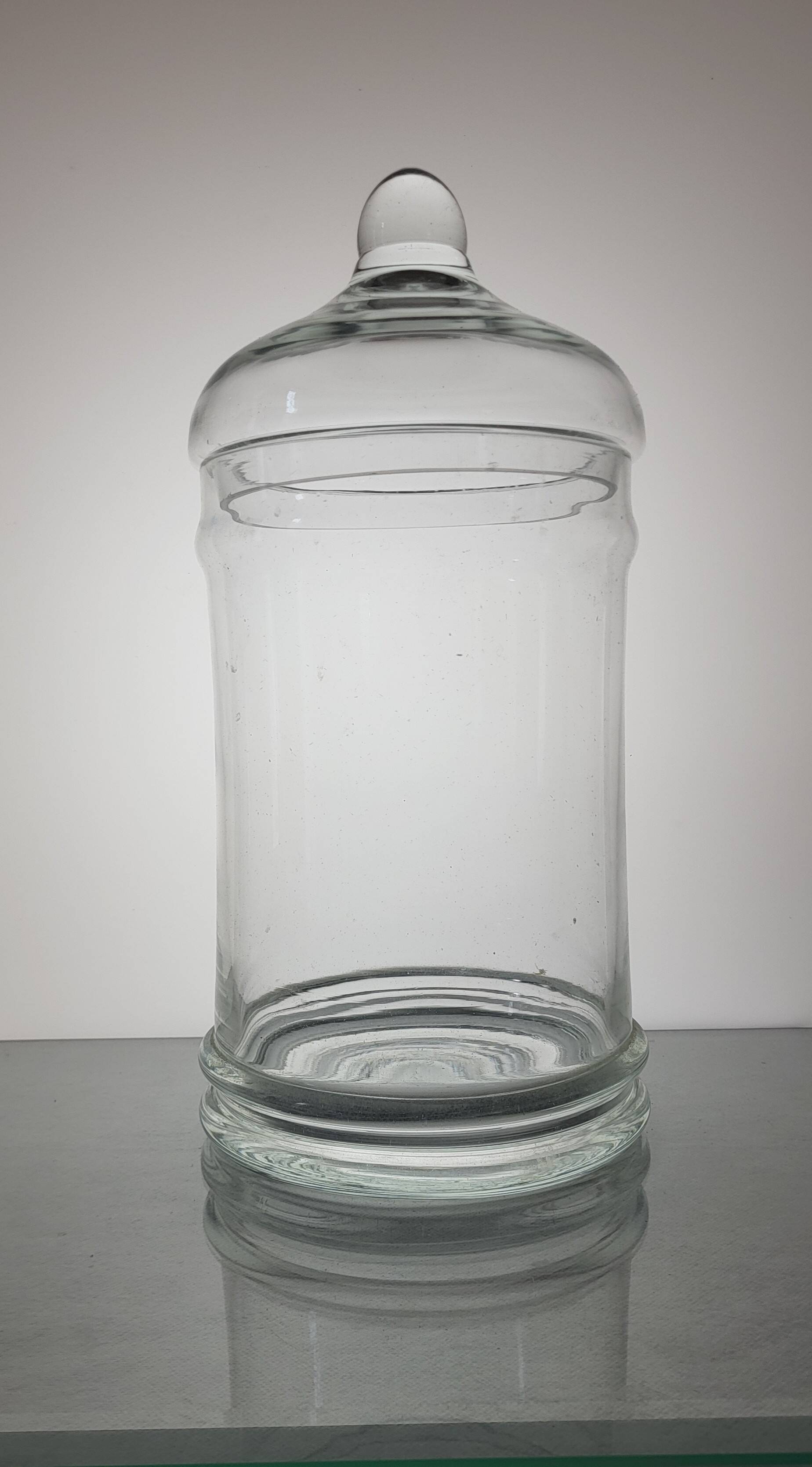 Blown glass jar