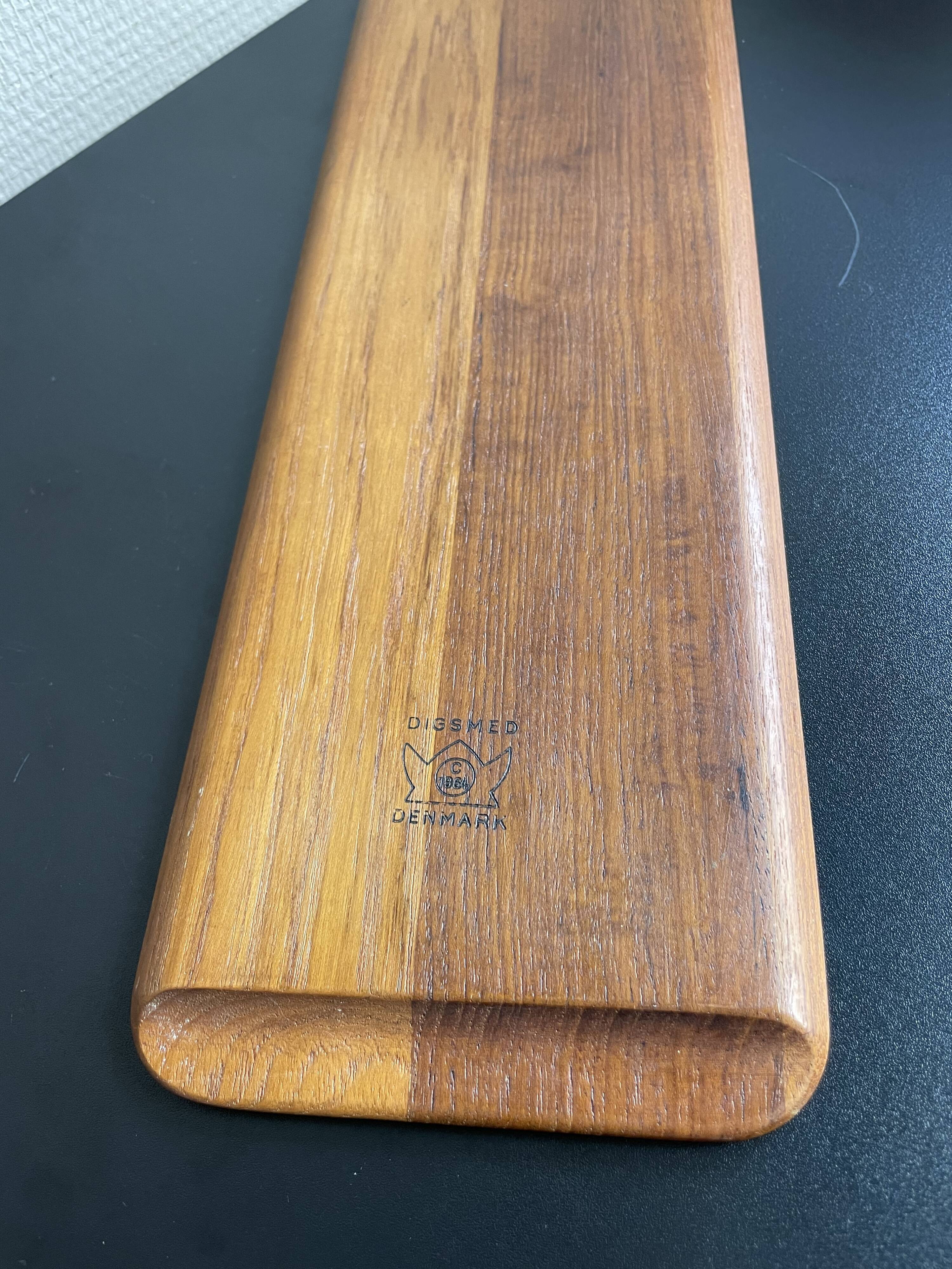 Scandinavian teak serving tray