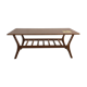 Table basse en teck de Louis van Teeffelen pour Wébé années 1960