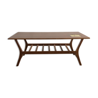 Louis van Teeffelen vintage teak coffee table for Wébé 1960s