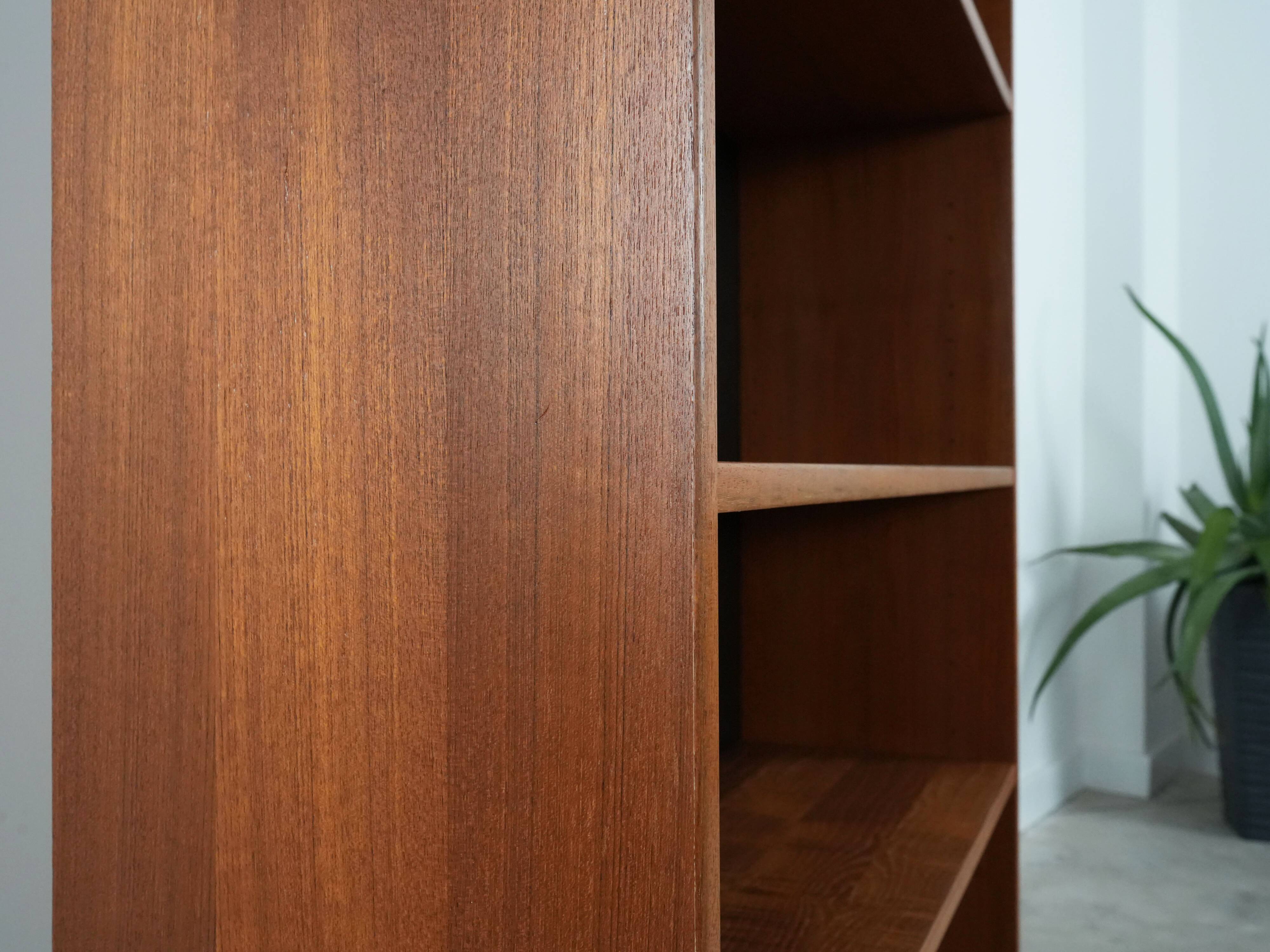 Teak bookcase, Danish design, 1970s, production: Denmark