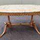 Table basse avec marbre ovalisé – 1960