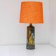 Sculptural table lamp in ceramic, designed by Bonnie Rehnqvist, Sweden, 1972