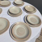 Set 17 plates Niderviller model Pierre