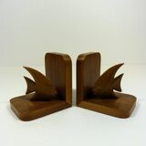 Teak book ends fishes 1960’s