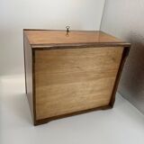 Jugendstil / Art Nouveau Box in Partly Ebonized Solid Oak, Austria, 1900