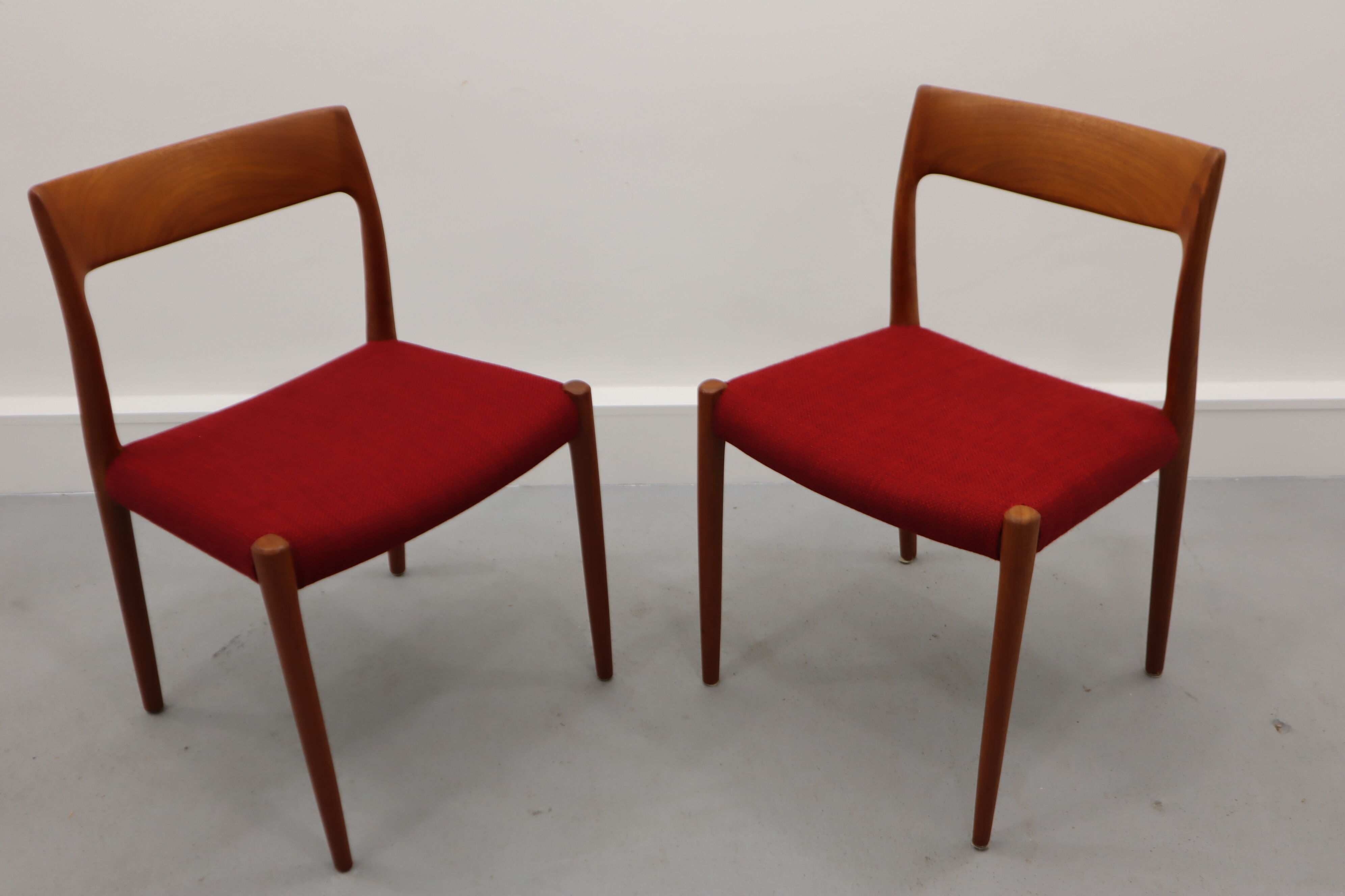 Danish Chairs by Niels Møller for J. L. Møllers, 1960