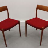 Danish Chairs by Niels Møller for J. L. Møllers, 1960