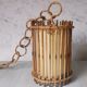 Vintage bamboo and rattan suspension