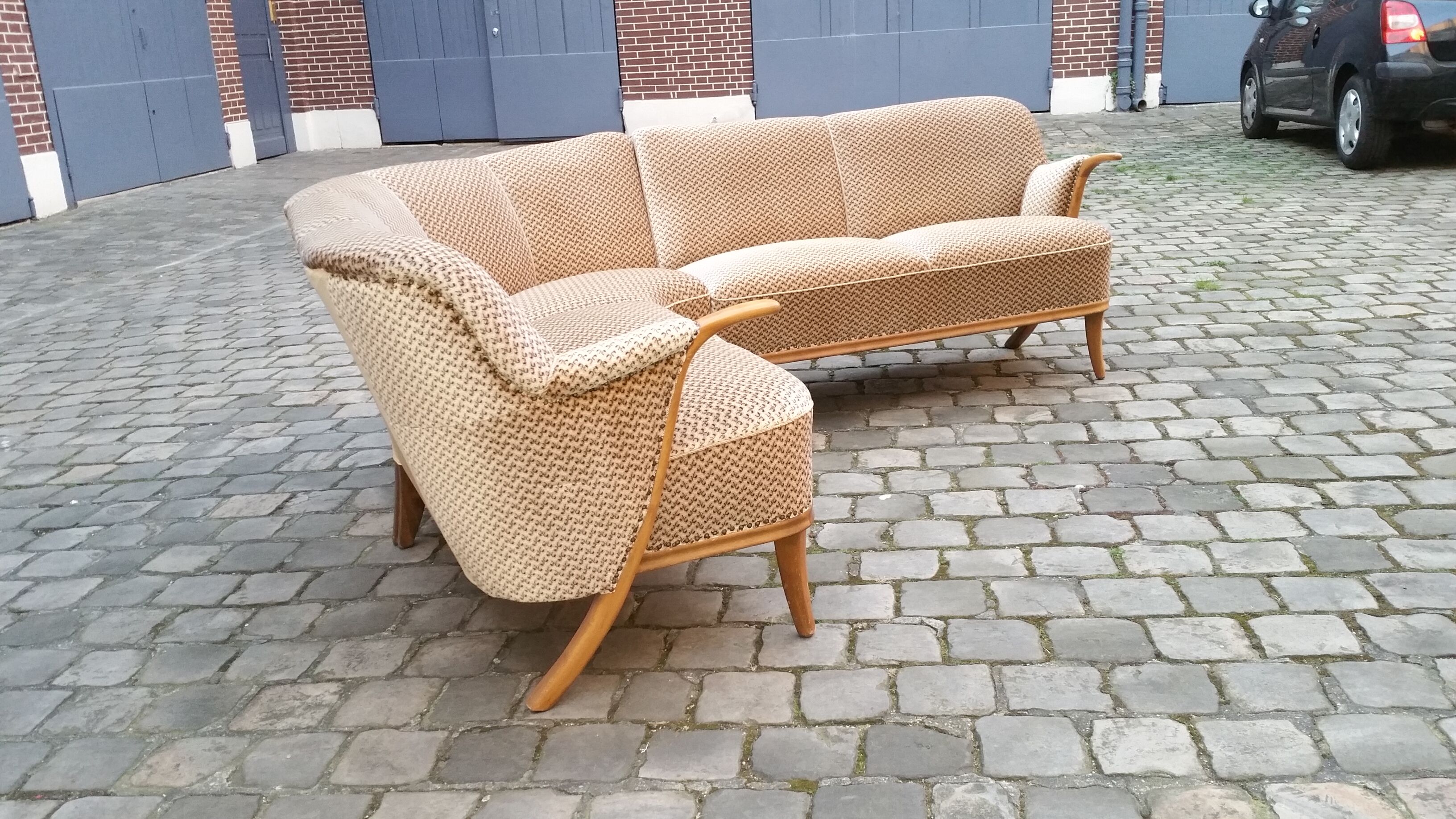 Of the 50/60s Scandinavian corner sofa