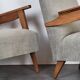 2 restored Scandinavian armchairs, 1960