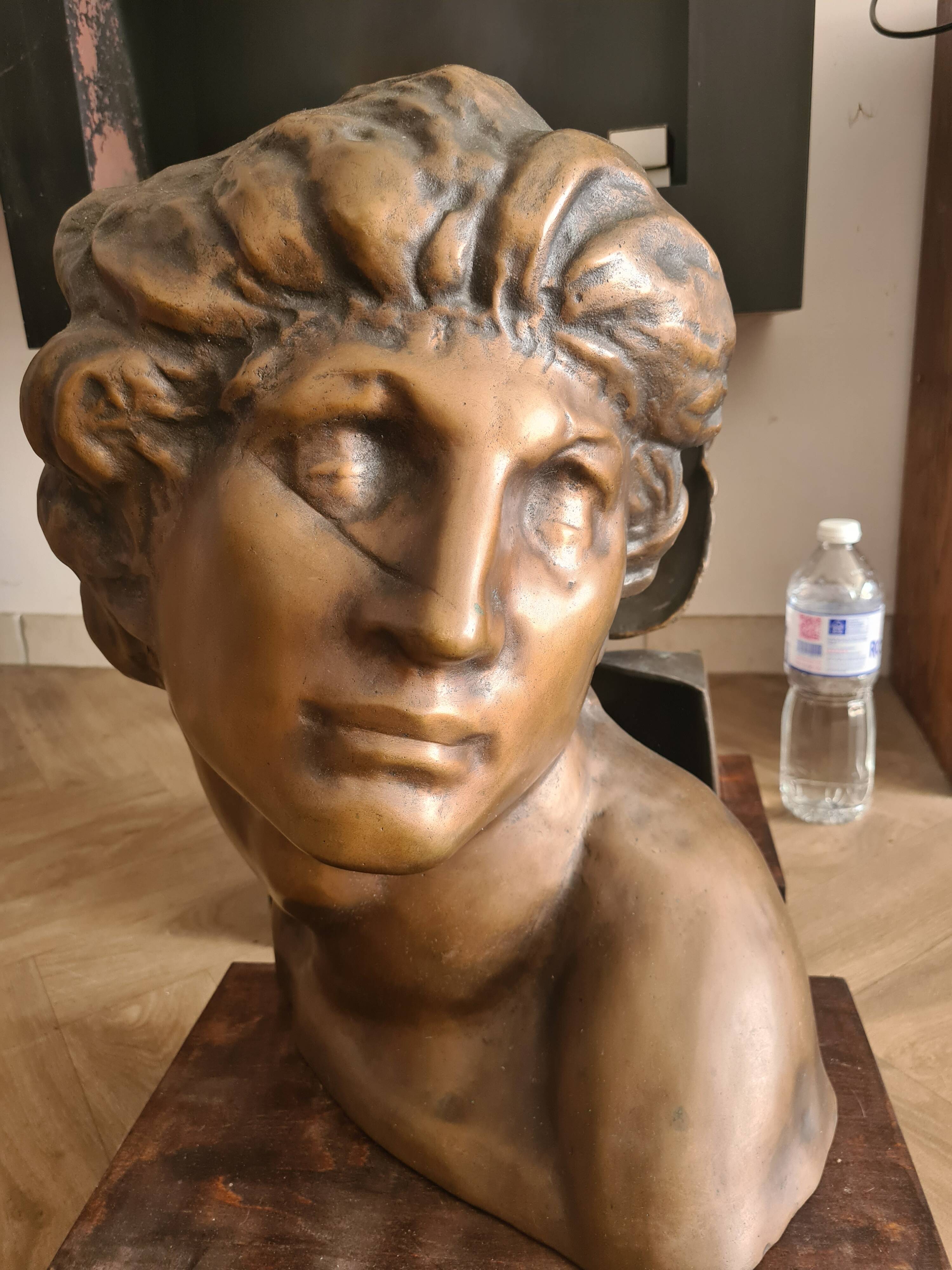 Paire de bronze "les esclaves" de Michel-Ange