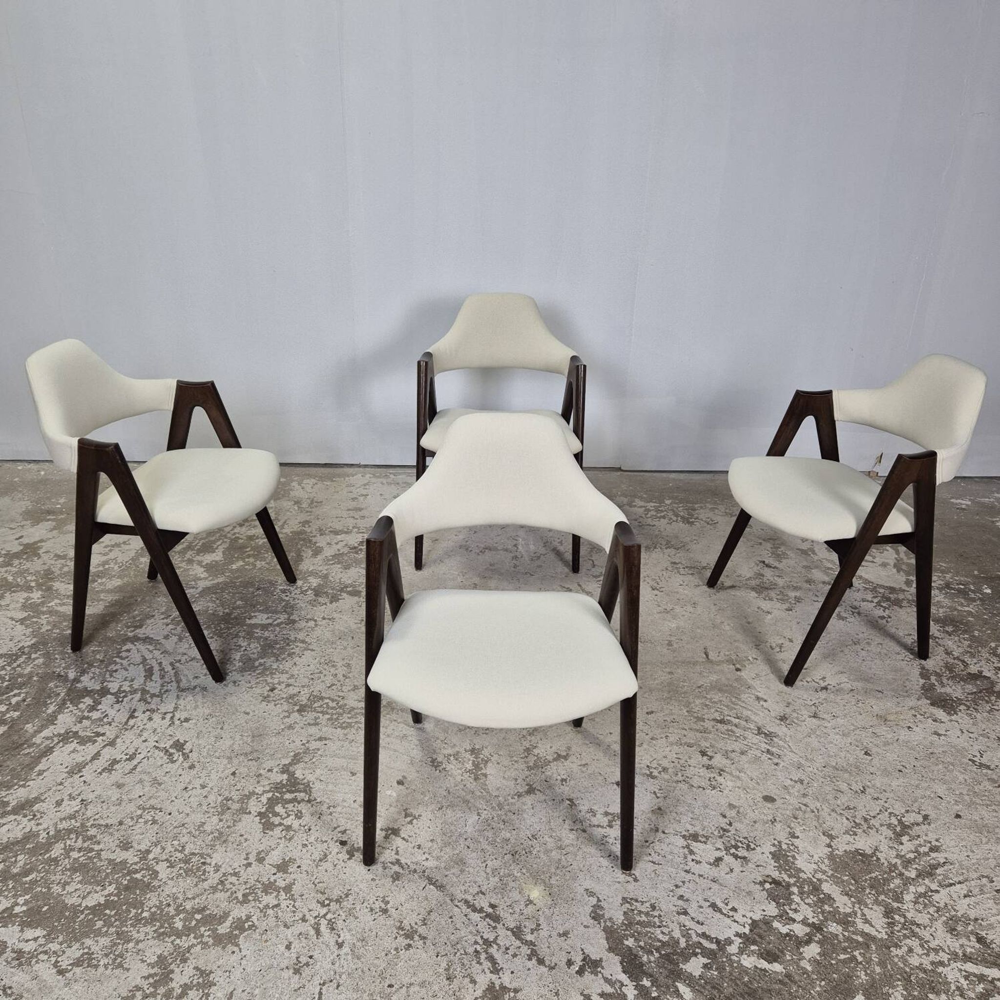 Danish vintage dining chair 'Compass Chair' by Kai Kristiansen
