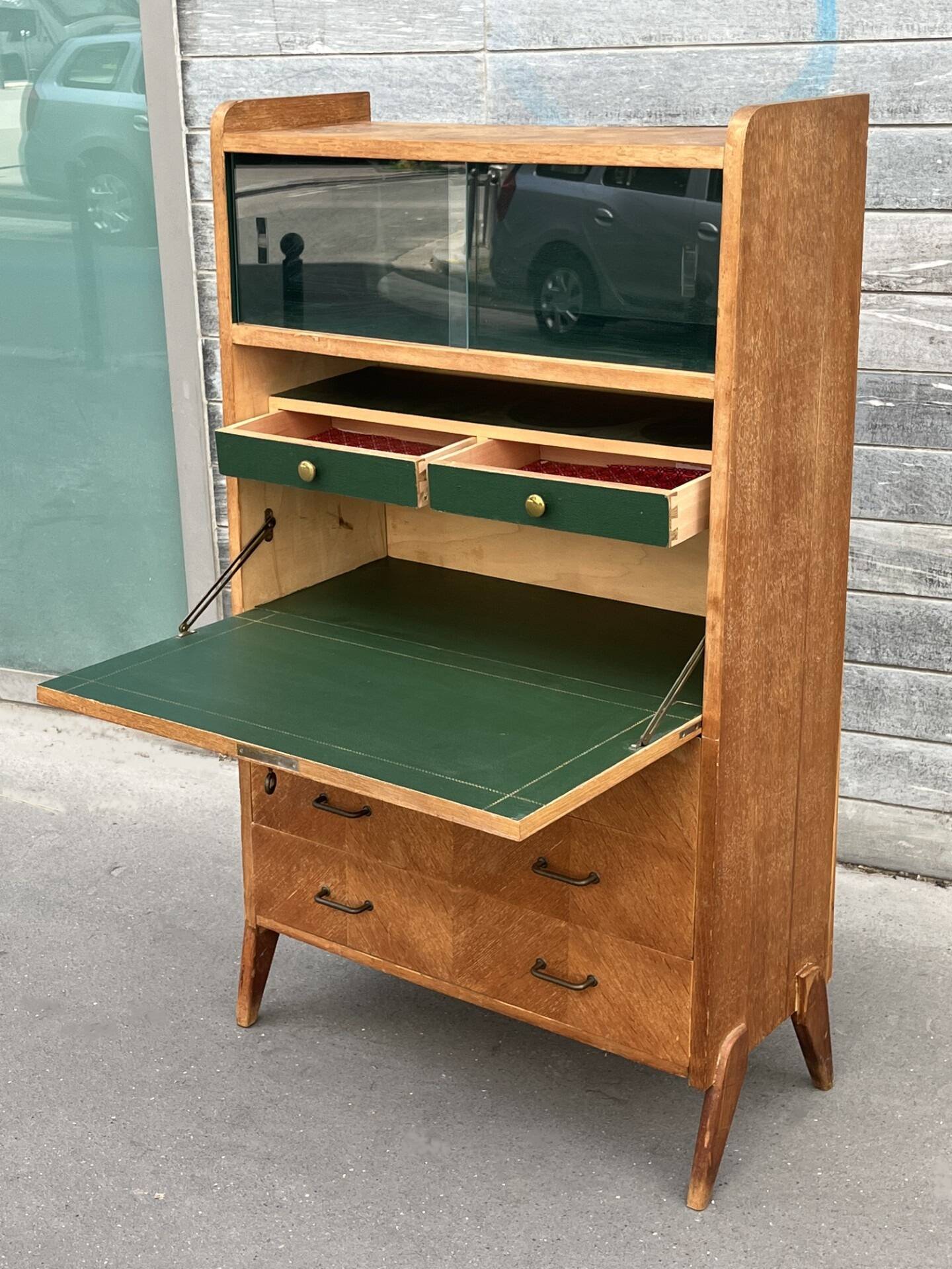 Folding secretary from the 1950s